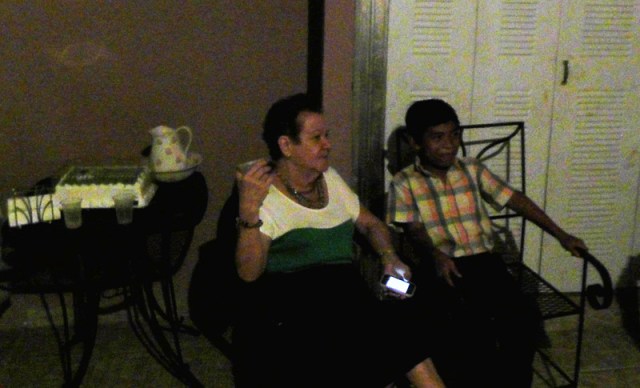 The hostess and the birthday boy