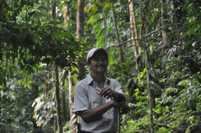 Javier is in his element!